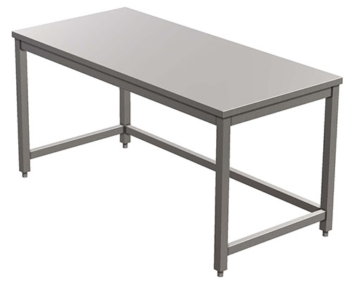 Arbeitstische aus Edelstahl nach Maß