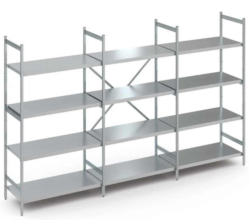 Lagerregale aus Edelstahl nach Maß