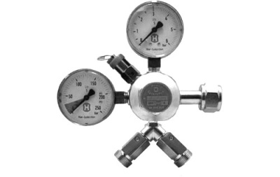 Stickstoff Druckregler 3bar mit Inhaltsanzeiger, 2-ltg.