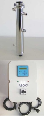 UV-Desinfektion - 0,1 m³/h mit Überwachung- ABOX S4-Ü