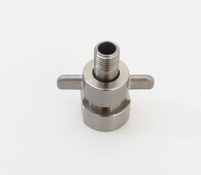 Gewindeadapter flachdichtend (V2A - Edelstahl) 1/2" I auf 5/8" A
