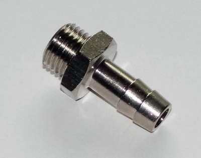 Schlauchtülle Ø7mm mit Einschraubgewinde R1/4"