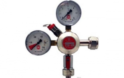 Druckregler Standard 3bar mit Inhaltsanzeiger, 1-ltg.