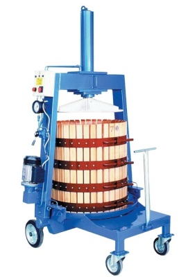 Obstpresse / Weinpresse hydraulisch - elektrisch, 330 Liter