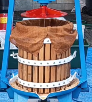 Presssack für Korbpressen, unten geschlossen