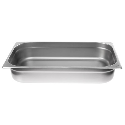Saatschale breit aus Edelstahl, 100 mm hoch