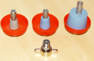 Umrüstsatz für Flaschenfüller mit 3/8 Zoll-Anschluss
