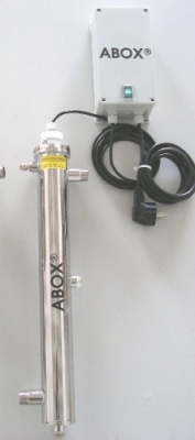 UV Desinfektion Trinkwasser / Wasser desinfizieren 0,3 m³/h  (ABOX S8)