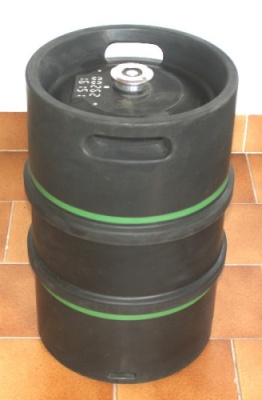 Edelstahl-DIN-KEG 50 Liter gebraucht mit PU-Ummantelung
