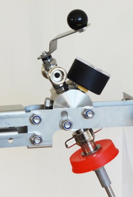 Flaschenfüller - Gegendruckfüller V005-3 mit Ständer