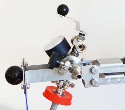Flaschenfüller - Gegendruckfüller V005-3 mit Ständer