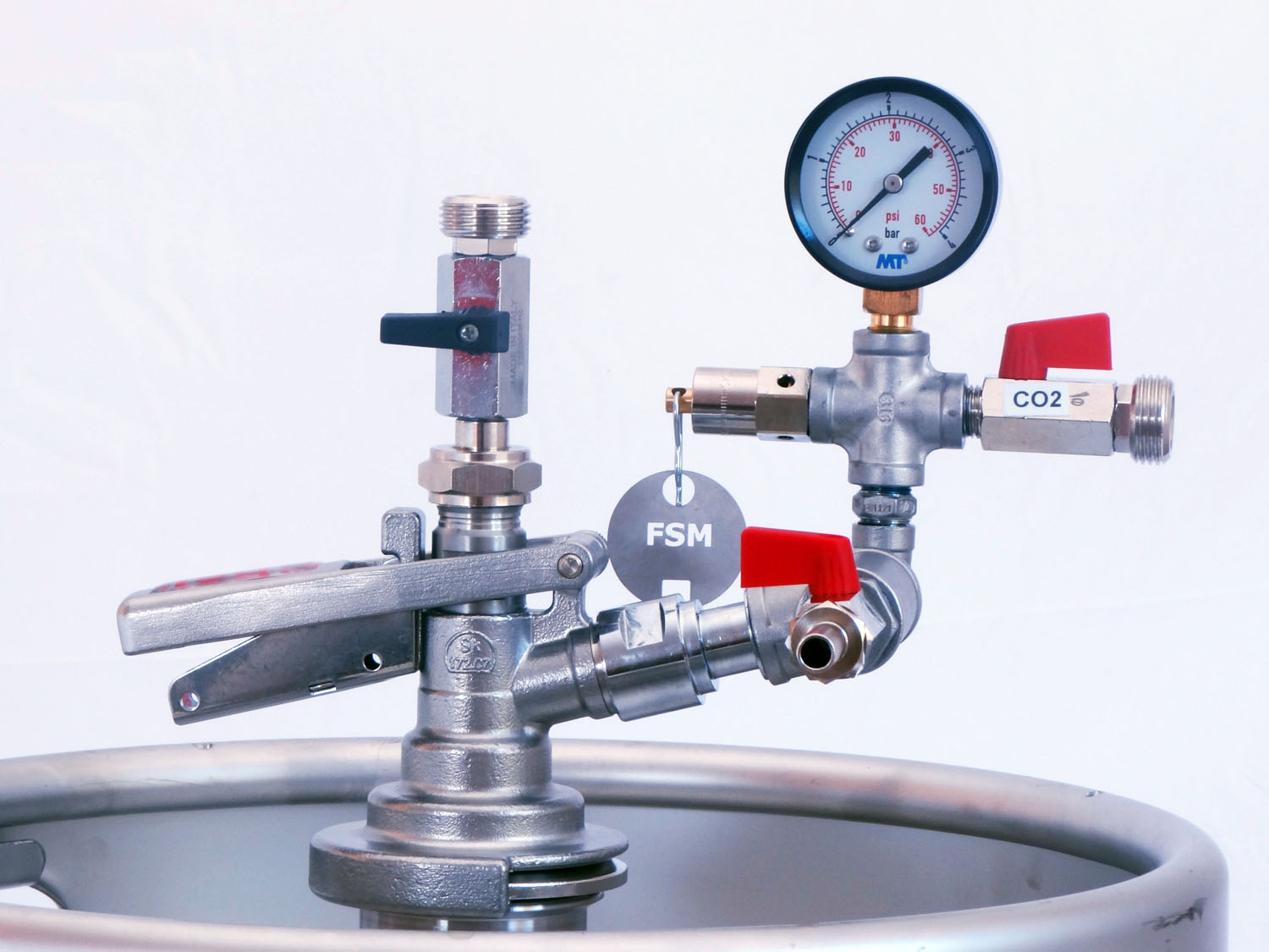 Füllzapfkopf zum Befüllen von KEG-Bierfässern