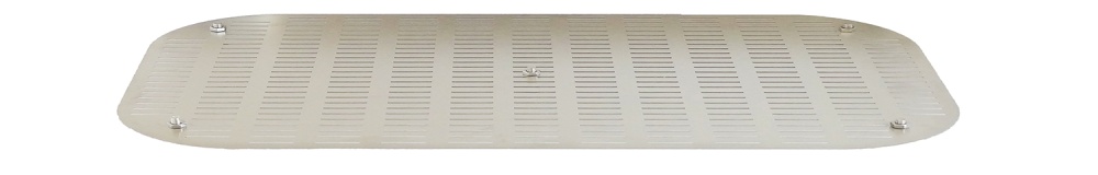 Drainageblech schmal aus Edelstahl für Saatschale