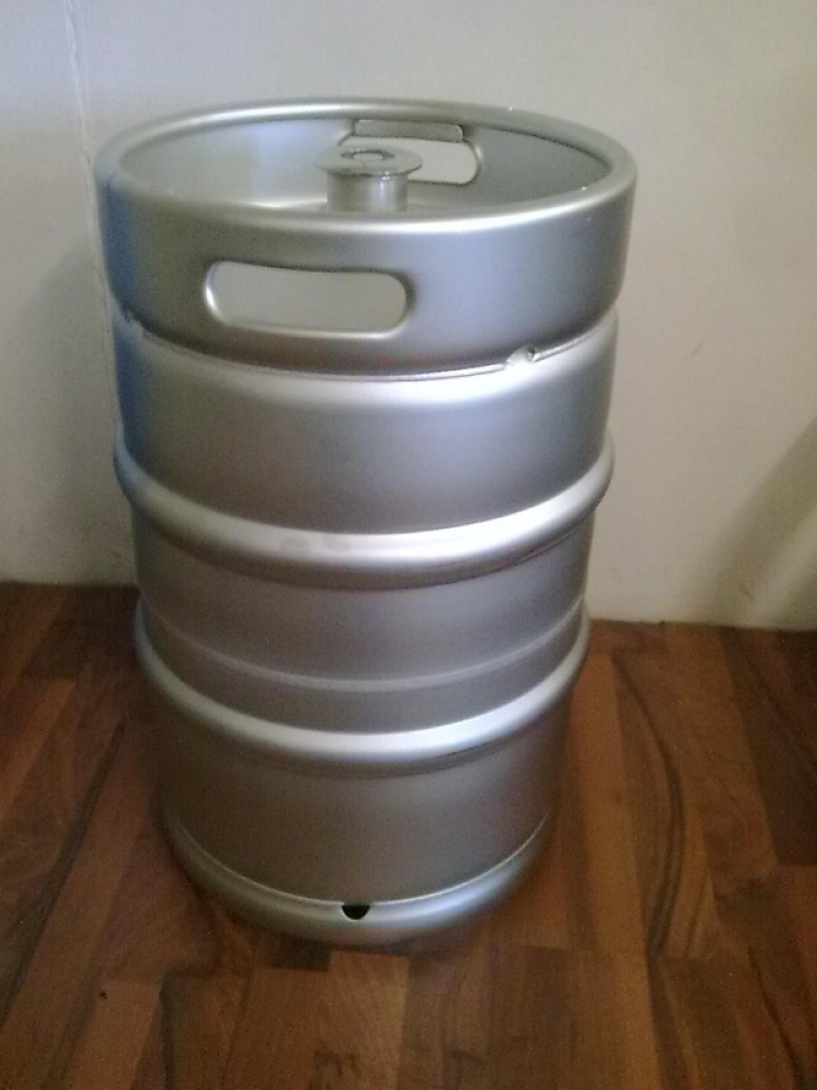 Edelstahl - Keg 50 Liter neu mit Flach- oder Korbfitting