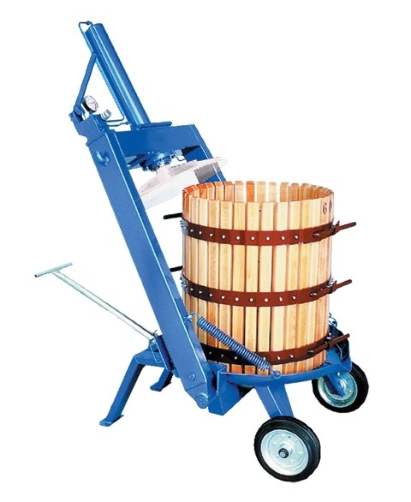 Obstpresse hydraulisch - manuell oder elektrisch, 70 Liter