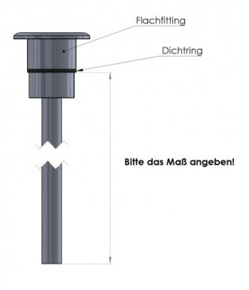 Druckfass-Umrüstsatz mit Schnittstelle und Zapfhahn