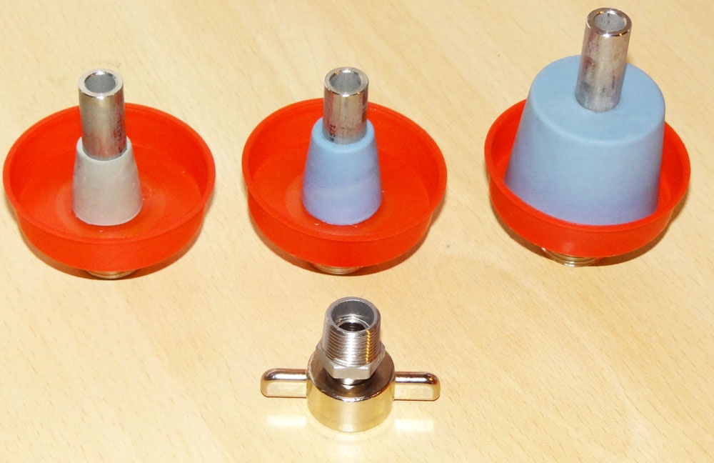 Umrüstsatz für Flaschenfüller mit 3/8 Zoll-Anschluss