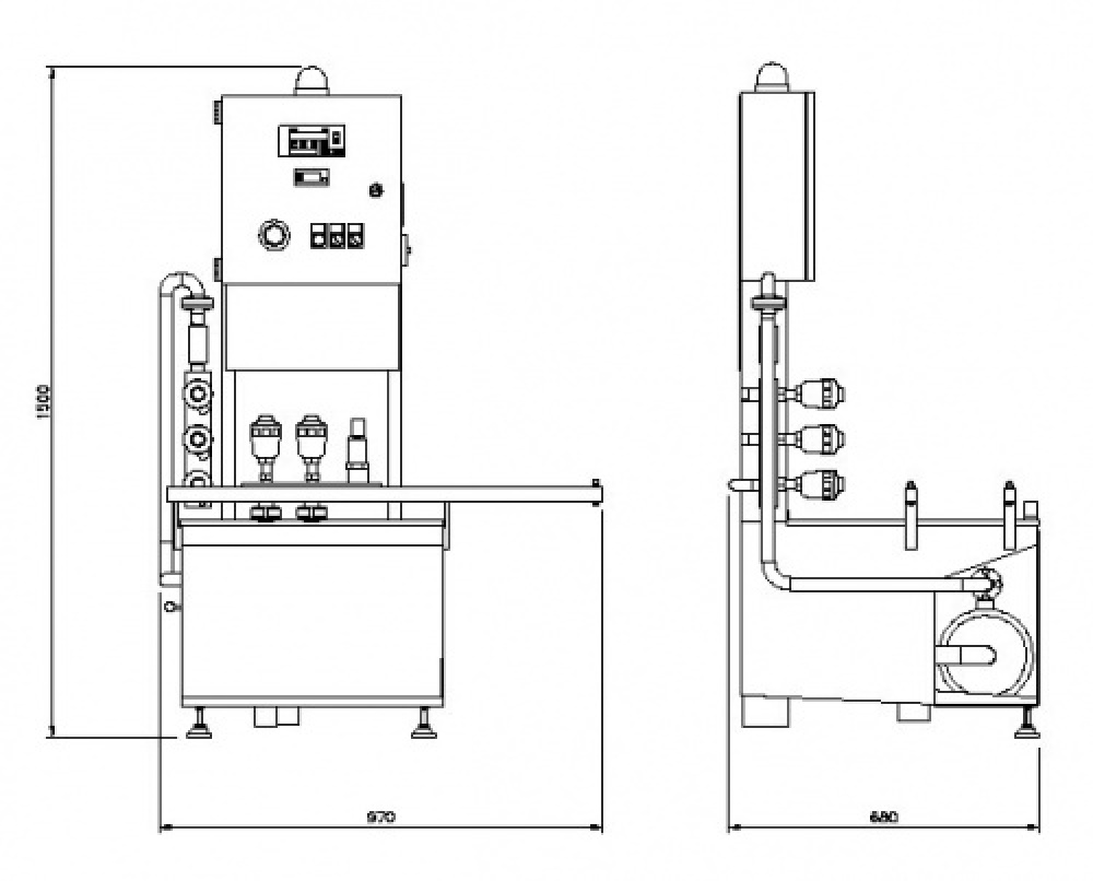 halbautomatische KEG-Reinigungsanlage 20 KEG/h