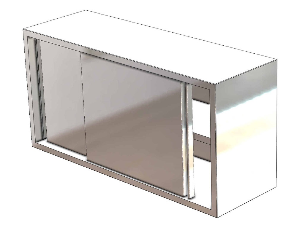 Wandhängeschrank , S.Türen, HxT= 600x400 mm, Breite: 1300
