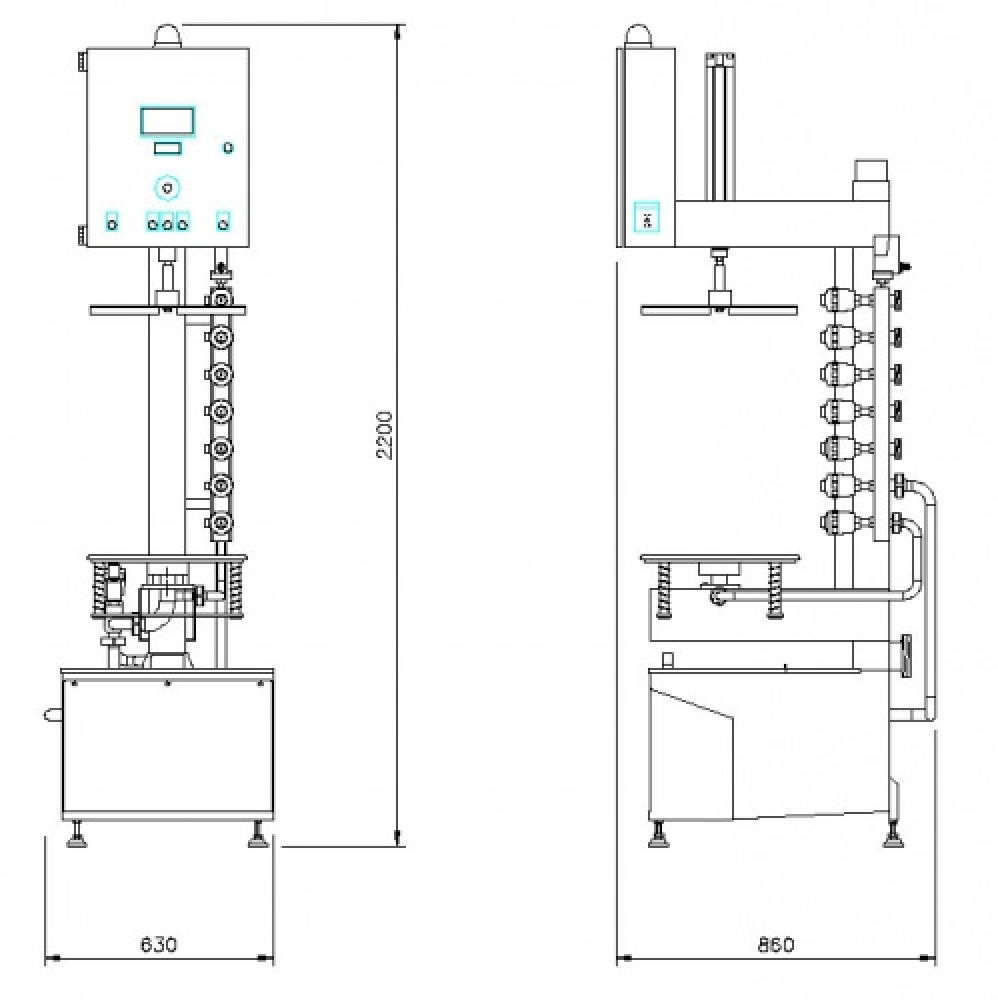 Halbautomatische KEG-Reinigungsanlage 30 KEG/h