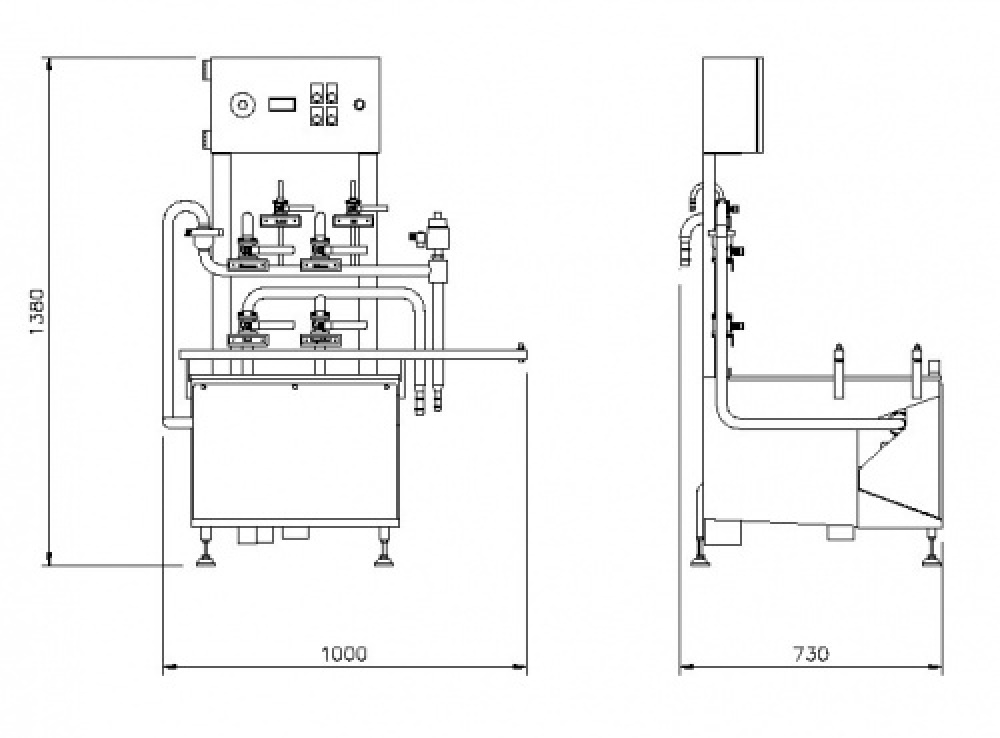 Teilautomatische KEG-Reinigungsanlage 15 KEG/h