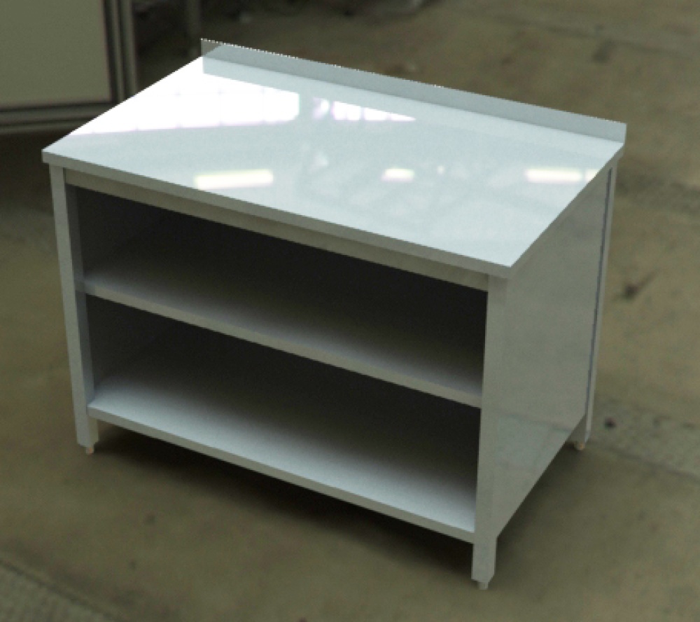 Arbeitsschränke offen, Zwischenboden, H=850mm, BxT: 1800 x 700
